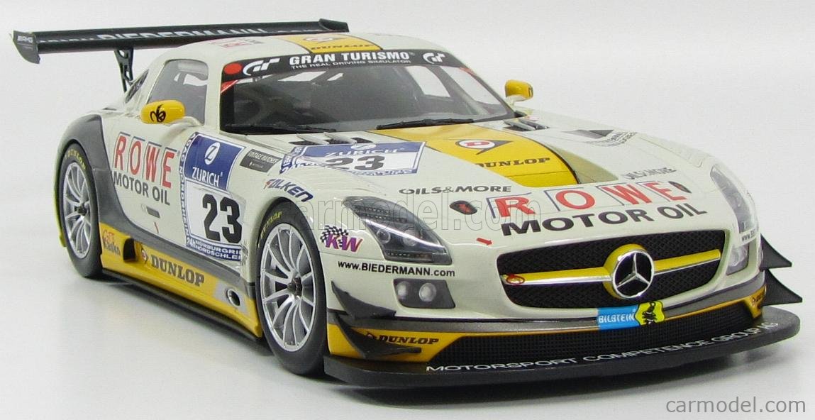 Rowe Racing Sls Amg MINICHAMPS 151133123 Escala 1/18 | MERCEDES BENZ SLS AMG GT3 ROWE ...