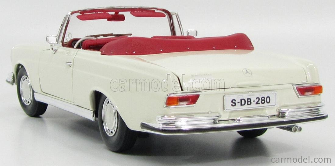 MAISTO 31811CR Escala 1/18 | MERCEDES BENZ 280SE CABRIOLET CREAM