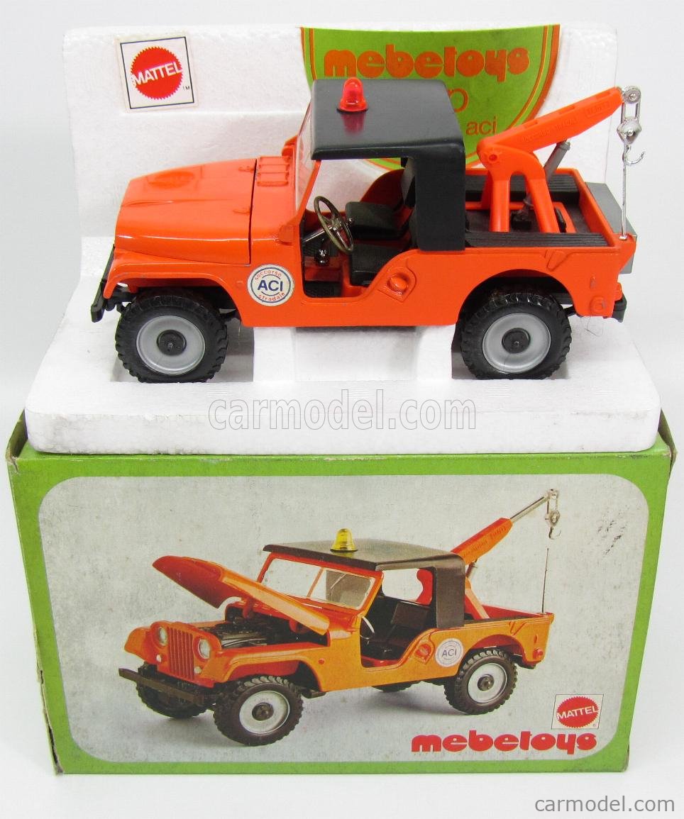 Miniature Mebetoys Mattel – Jeep Willys CJ – Casques Bleus (UN/ONU) – Échelle 1/43 – Boîte D'origine – Neuf