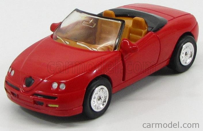 Maisto 1/18 Alfa Romeo Spider 1995 – Modèle Rouge Collection Sans Boîte