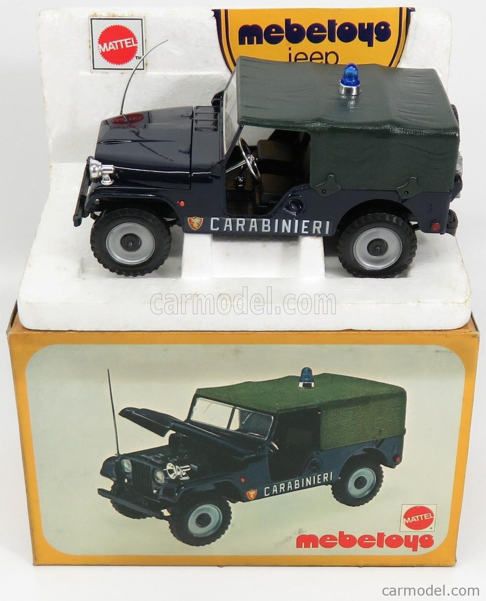 MEBETOYS MATTEL 8572 Scale 1/25 | JEEP WILLYS - LA FUORISTRADA LIGHT