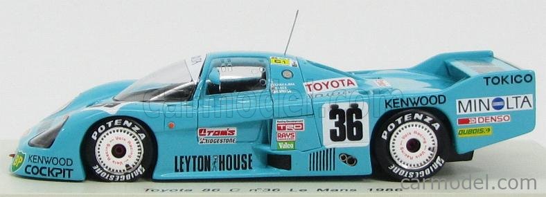 Toyota 86C-L Team Tom'S Co #36 24H Le Mans 1986 Nakajima SPARK 1:43 S2352 Ltd 