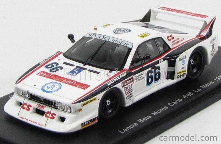 LANCIA - BETA MONTECARLO TURBO TEAM SIVAMA MOTOR N 66 24h LE MANS 1982  J.M.LEMERLE - M.COHEN-OLIVAR - J.CASTELLANO