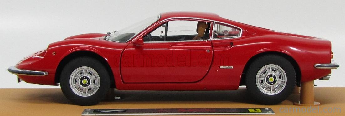 MATTEL HOT WHEELS N2080 Scale 1/18 | FERRARI DINO 246 GT