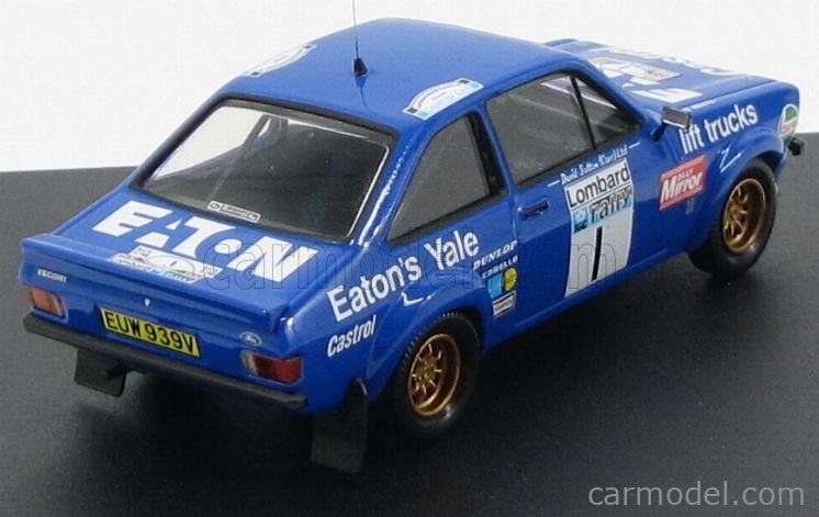 TROFEU TR1030 Scale 1/43 | FORD ENGLAND ESCORT MKII N 1 RALLY RAC ...