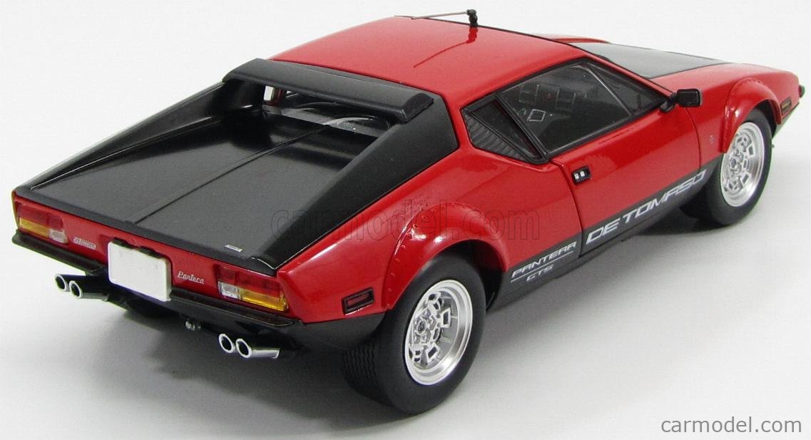 KYOSHO 08852R Scale 1/18 | DE TOMASO PANTERA GTS 1973 RED BLACK