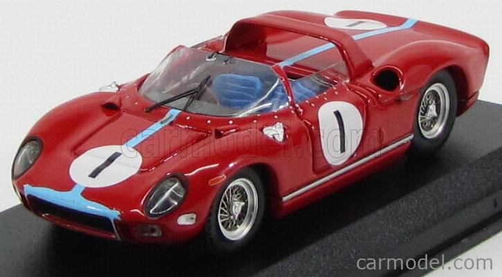 ART-MODEL ART292 Scale 1/43 | FERRARI 330P N 1 SPA 1965 M.PARKES RED