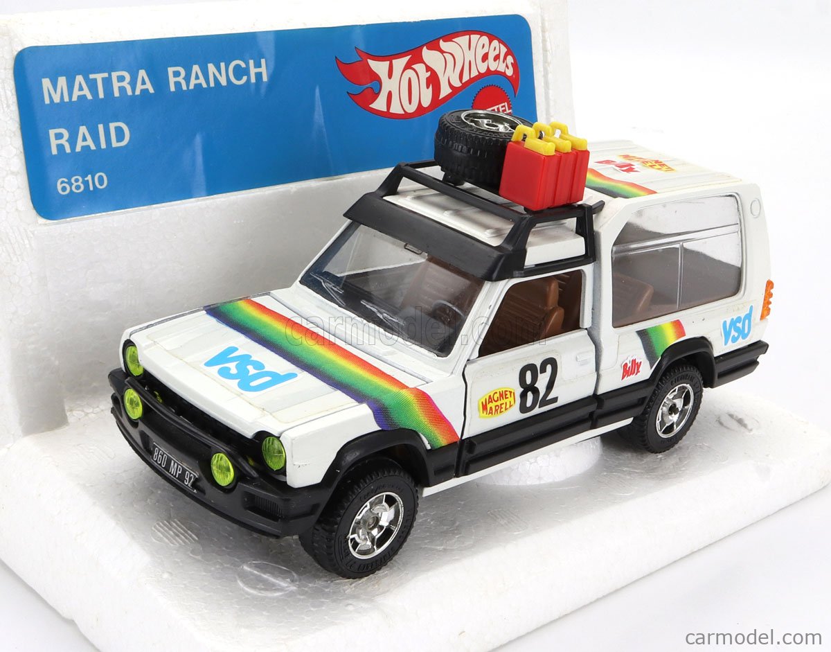 Matra Ranch MEBETOYS MATTEL 6810 Scale 1/25 | MATRA SIMCA MATRA RANCH RAID N 82 VSD ...