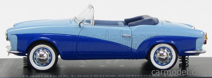 Miniature Voiture MINISTYLE 1/43 - Volkswagen Rometsch Cabriolet 1959 (Rouge) - Prototype Résine