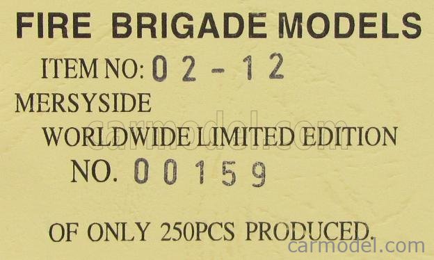 Fire Brigade Models 1:43 Mercedes-Benz Sprinter Escocés Ambulancia