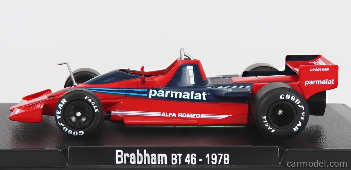 A collectible scale model Brabham BT46B from Altaya