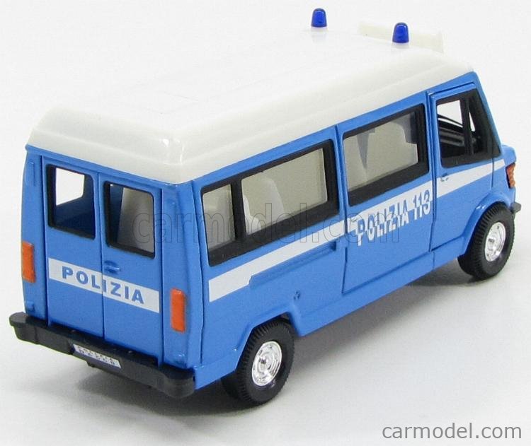 Herpa Modellauto: Mercedes-B T1 207D Polizei-Transporter (1977–1995) – Detailtreue H0 1/87 Miniatur Zum Sammeln & Präsentieren