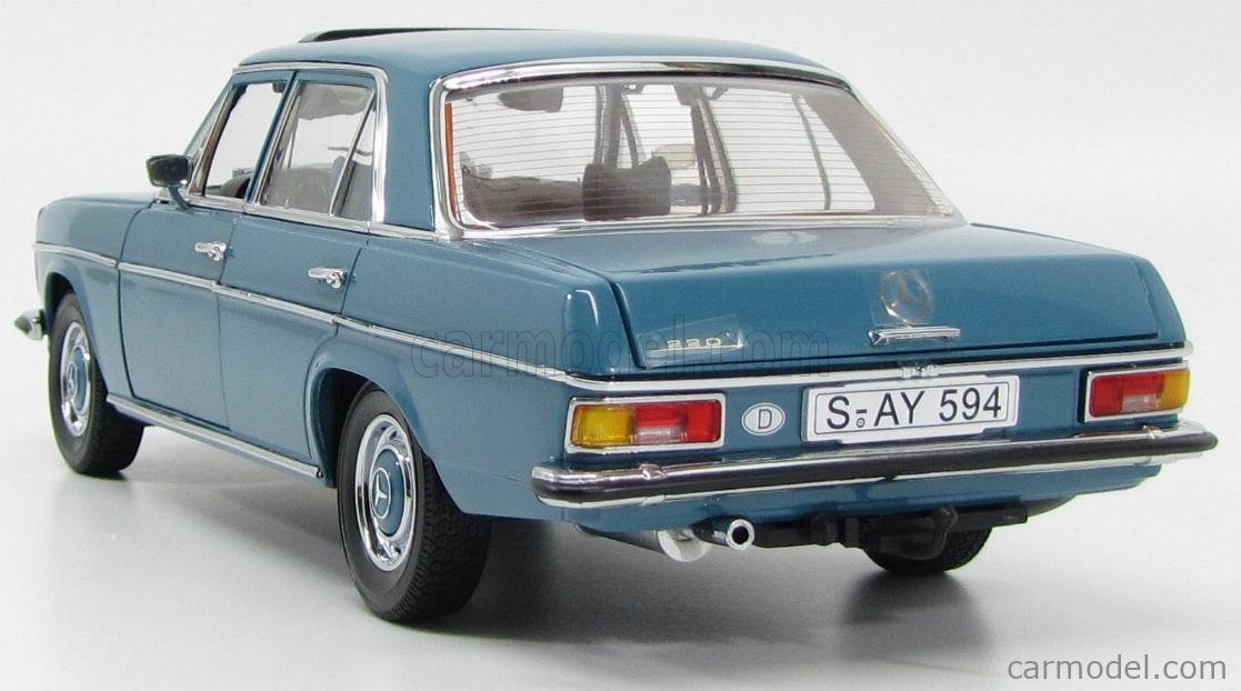 Mercedes-Benz Strich 8 220C Coupe 1/18 Black Mercedes-Benz Strich 8 220C Saloon - White