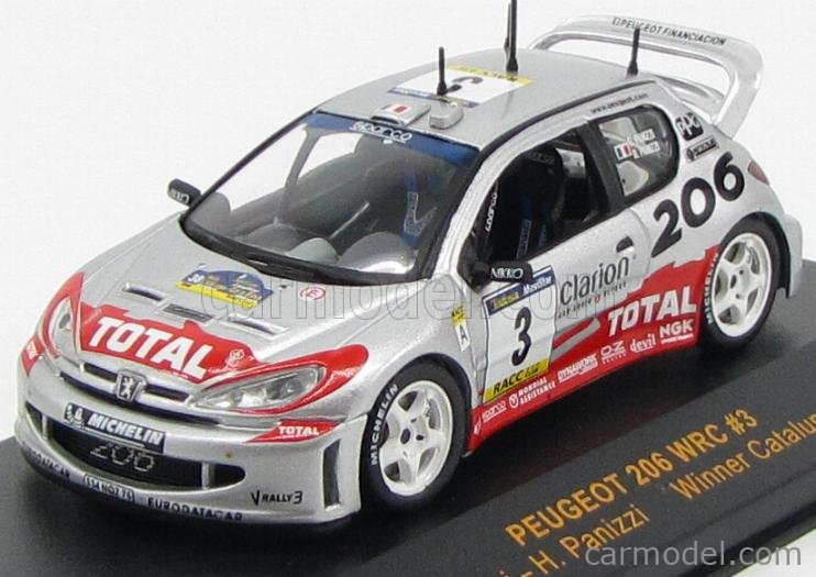 IXO-MODELS RAM084 Scale 1/43 | PEUGEOT 206 WRC N 3 WINNER RALLY ...