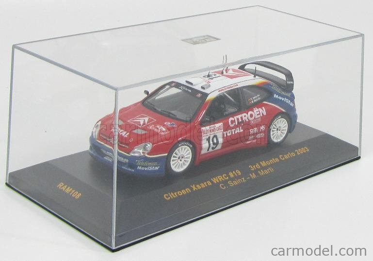 Modèle Réduit Citroën Xsara WRC N°19 - Rallye De L'Acropole 2005, échelle 1:43 IXO Models (neuf)