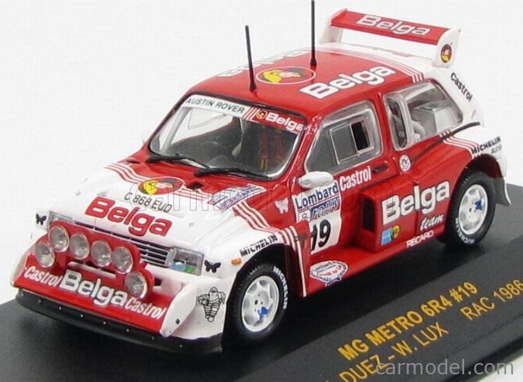 IXO-MODELS RAC016 Escala 1/43 | MG METRO 6R4 N 19 RALLY RAC LOMBARD ...