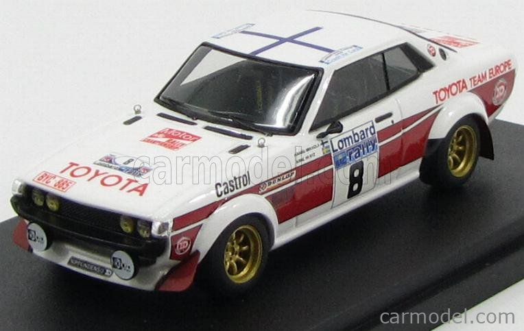 A945 Solido 5094 Abziehbild für Toyota Celica Rallye Rac 1977 #18 Spa 1973 #62