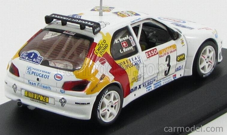 Ixo 1:43 Peugeot 306 Maxi #2 Rallye de Lorraine 2007 Mauffrey, Grandemange Altaya CK9991387