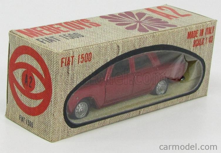 MEBETOYS MATTEL A2 Scale 1/43 | FIAT 1500 (4 ISSUE) RED MET