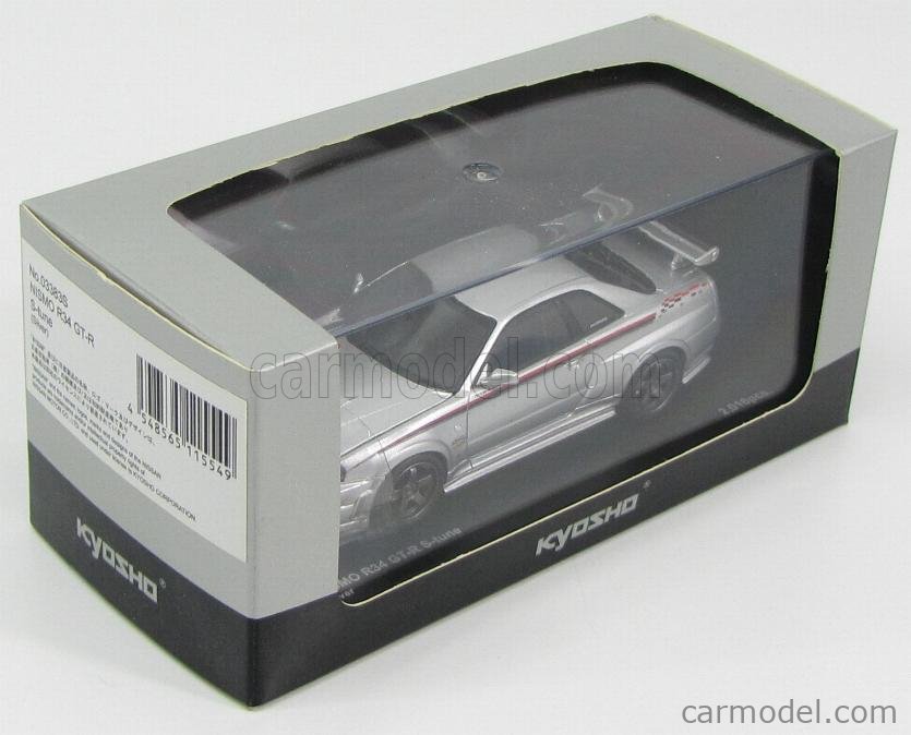 Kyosho 1/43 Nismo R34 Gt-r S-tune Silver K03383S Best Buy Gift X MAS F/s for sale online 