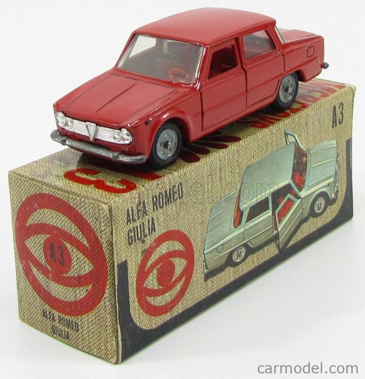 Mebetoys Mattel A Scale Alfa Romeo Giulia Ti Red