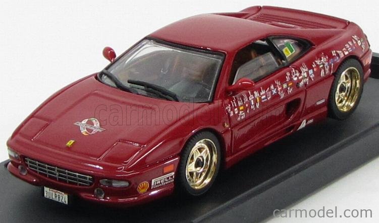 ミニカー Bang  1/43  FERRARI  F355 BERLINETTA Amazon | 1/43 BANG フェラーリ FERRARI F355 STREET RACING RED