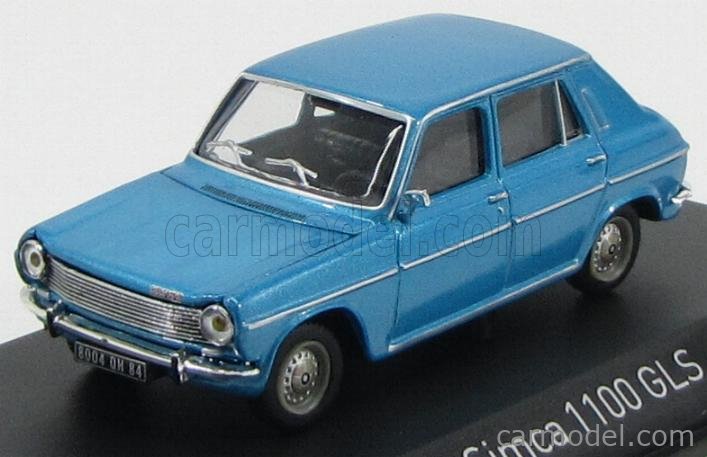 Les Miniatures De Norev France Simca 1100 1973 1/43 Scale Box Only