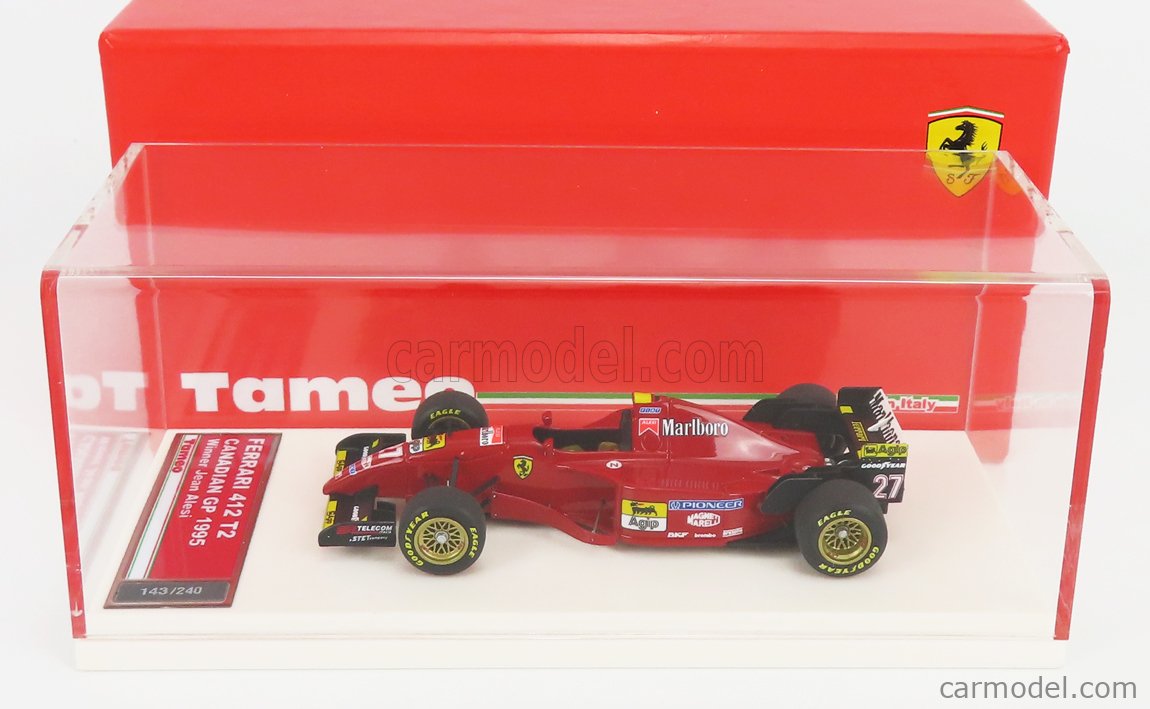 TAMEO TMB023 Scale 1/43 | FERRARI F1 412T2 N 27 WINNER CANADA GP 1995 ...