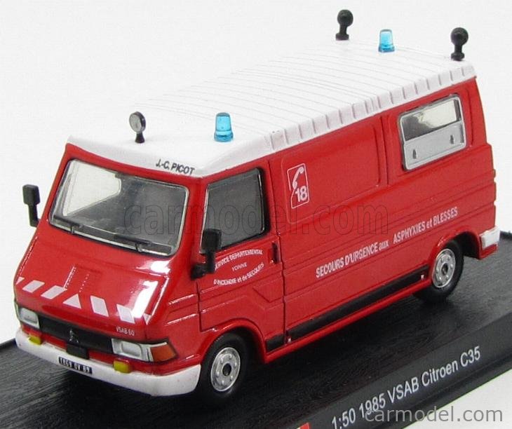 Camion pompier miniature Citroën C35 | Maquette Maison