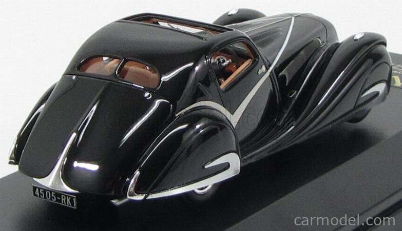 1/43 LUXCAR Delahaye 135 Competition 1936 Resin Black Car Model Collection 