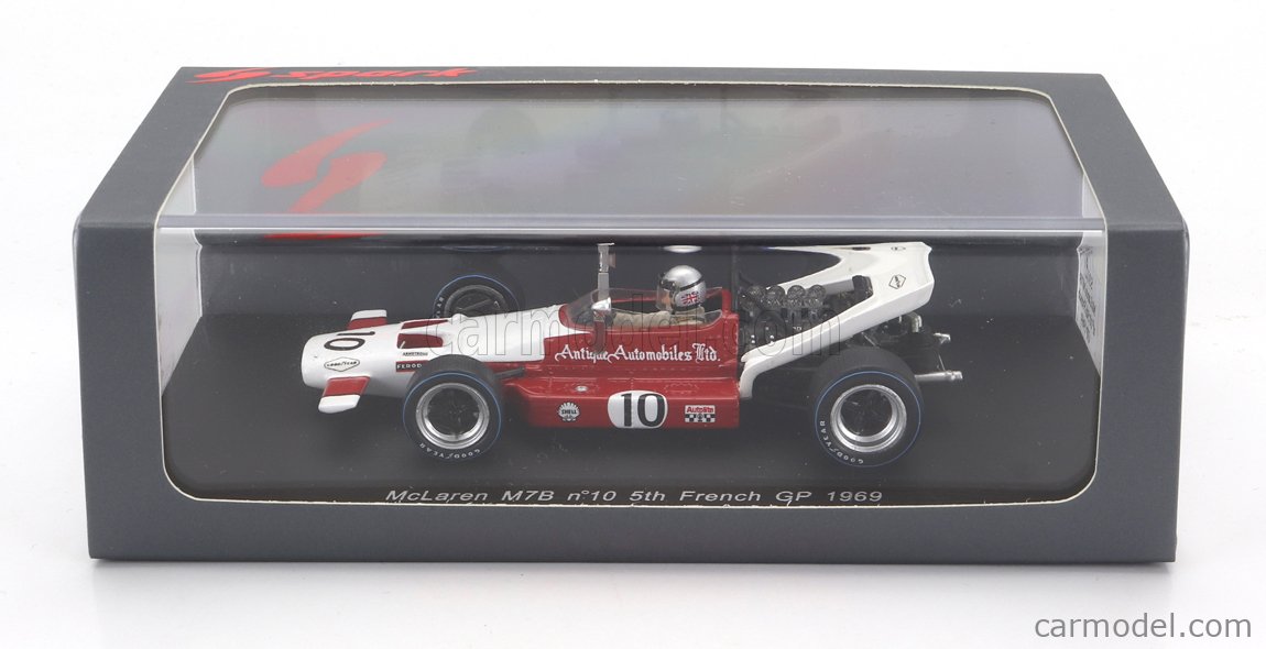 McLAREN - F1 M7B N 10 5th FRENCH GP 1969 VIC ELFORD