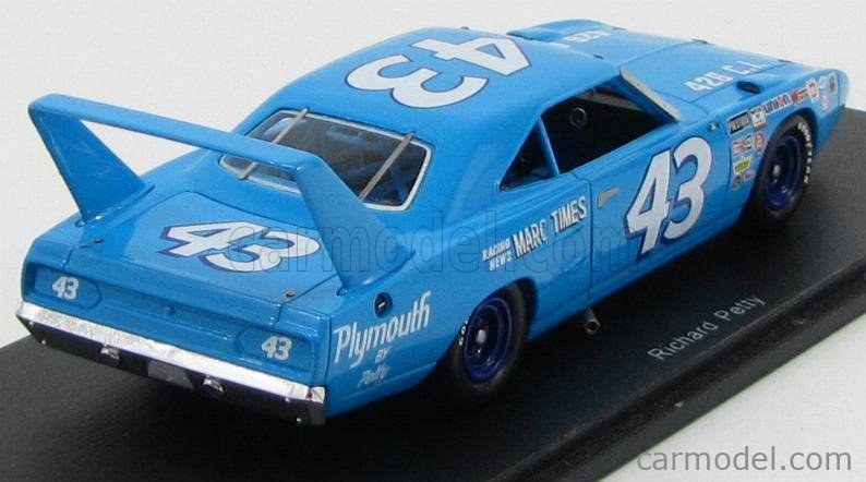 SPARK-MODEL S3590 Scale 1/43 | PLYMOUTH SUPERBIRD 426 C.I. N 43 WINNER ...