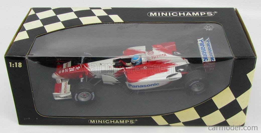 【ミニチャンプス　TOYOTA TF102 2002年　1/18】 MINICHAMPS 100020024 Scale 1/18 | TOYOTA F1 TF102 PANASONIC