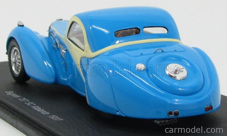 SPARK-MODEL S2723 Scale 1/43 | BUGATTI T57 SC ATALANTA COUPE 1937 LIGHT ...