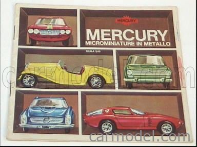 Mercury Bertone Carabo Miniature 1/43 - Réf 303 - Boîte Vitrine Vintage Italie