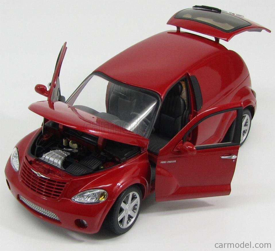 Autoart 71532 Scale 118 Chrysler Panel Cruiser Van 2001 Red Met
