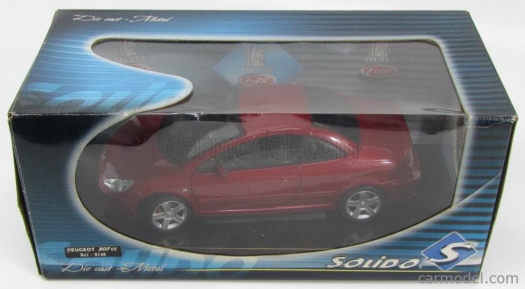 Solido 1/18 - Peugeot 307 cc plata B