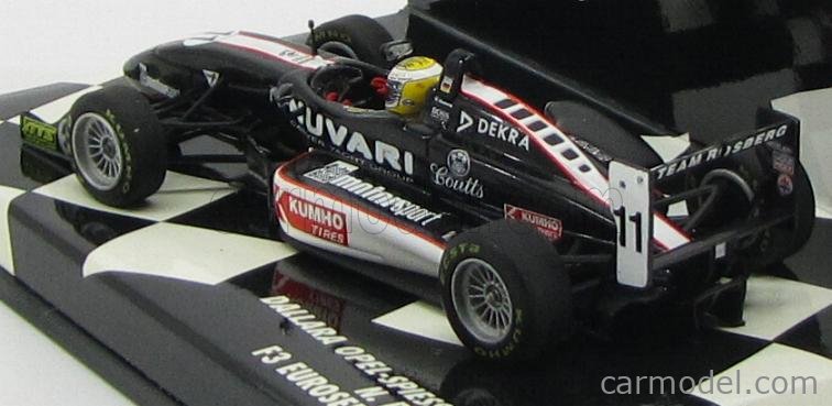 Minichamps 400040311 Scale 1 43 Dallara F3 Opel F303 N 11 Spiess 2004 N Rosberg Black White