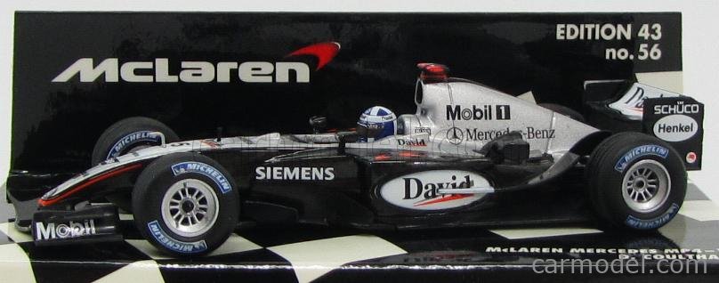 Mc Laren D.Coulthard 2004 1:43 Minichamps 530044305 Modellino 