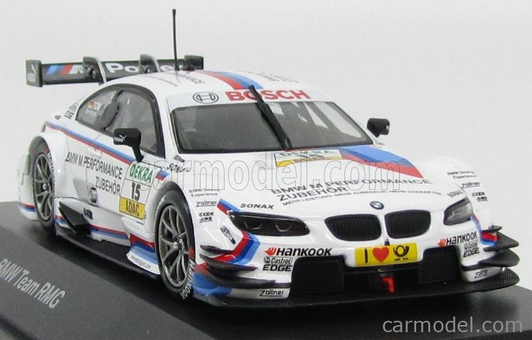 絶版ミニチャンプスBMW M3 チームRMG DTM2013マーチン•トムチェク 絶版ミニチャンプスBMW M3 チームRMG DTM2013マーチン•トムチェク