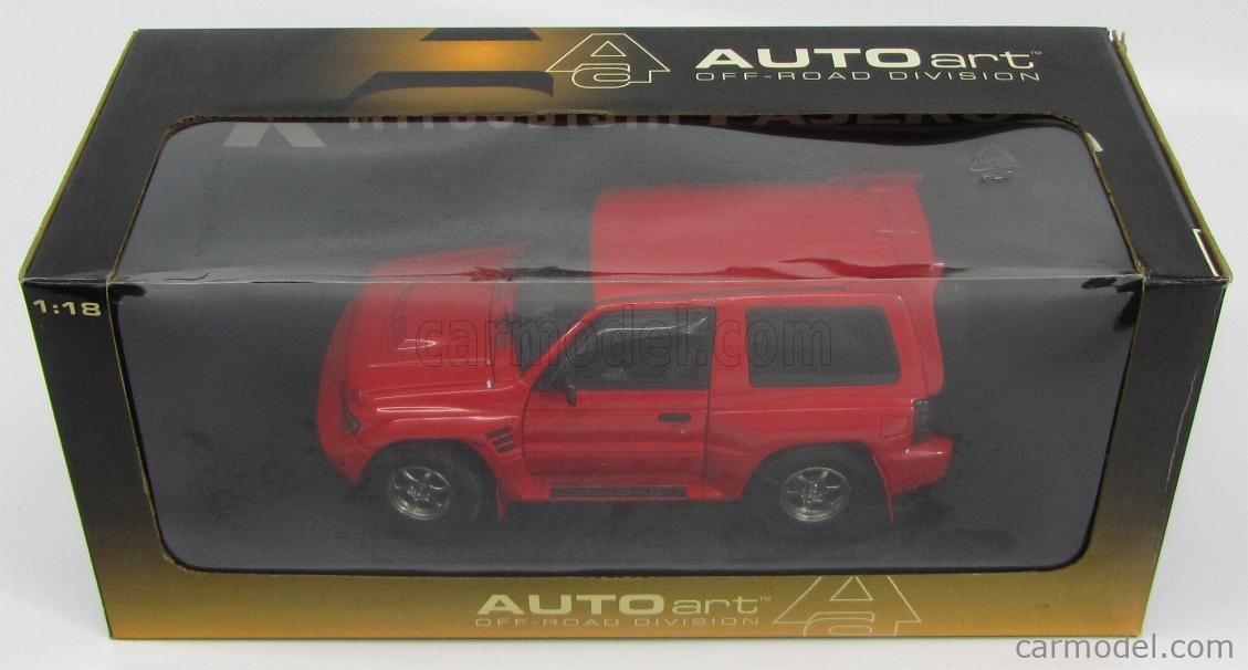 AUTOART 77132 Scale 1/18 | MITSUBISHI PAJERO EVOLUTION 1997 RED