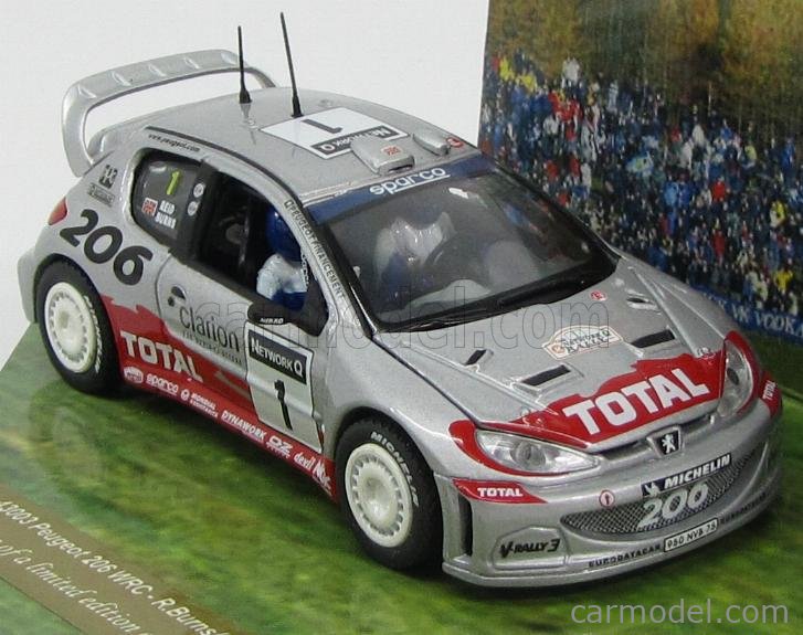 Hachette Peugeot 206 WRC 1/24 - Edition Finlande 2002 (Burns/Reid)