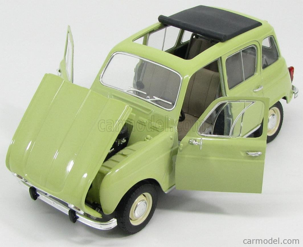 SOLIDO 8062 Scale 1/18 | RENAULT 4L 1964 VERY LIGHT GREEN
