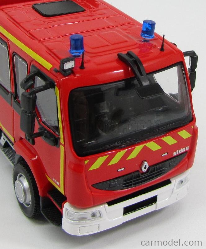 Camion-citerne Renault Midlum SDIS 59 Pompiers 2007 - Modèle 1:43 Alerte ALERTE0158 - Neuf