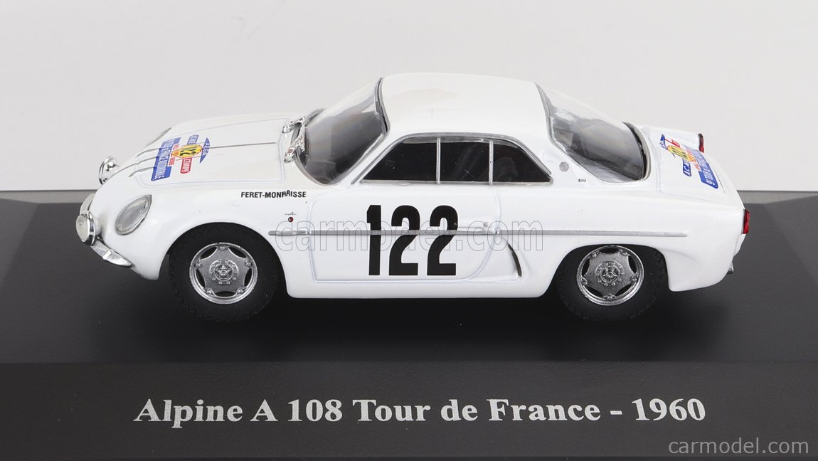 EDICOLA A&RSCHG021 Echelle 1/43 | RENAULT ALPINE A108 N 122 RALLY TOUR ...