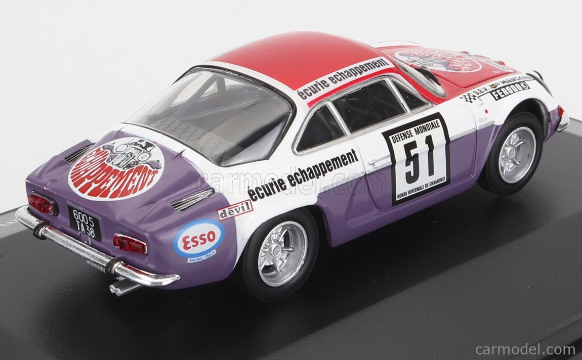 Modèle réduit - Alpine Renault A110 1600S - Echelle 1/16 : Bleu - Jeux et jouets BBurago - Avenue des Jeux