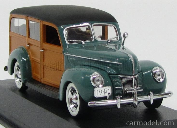 Minichamps 1/43 Scale Diecast for2002 - 1940 Ford de Luxe - Green