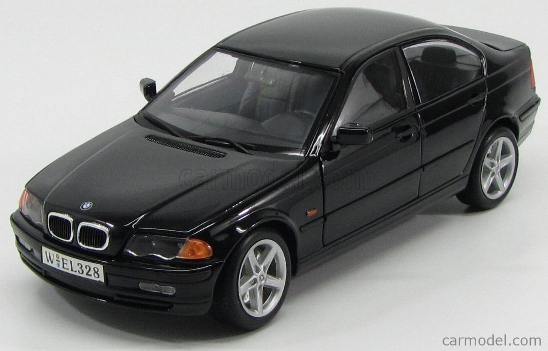 WELLY 19833BK Scale 1/18 | BMW 3-SERIES 328i 1998 BLACK