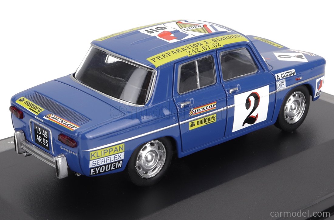 Miniature Atlas Editions 1/43 – Renault 8 Gordini Coupe 1968 (AE010), état Occasion