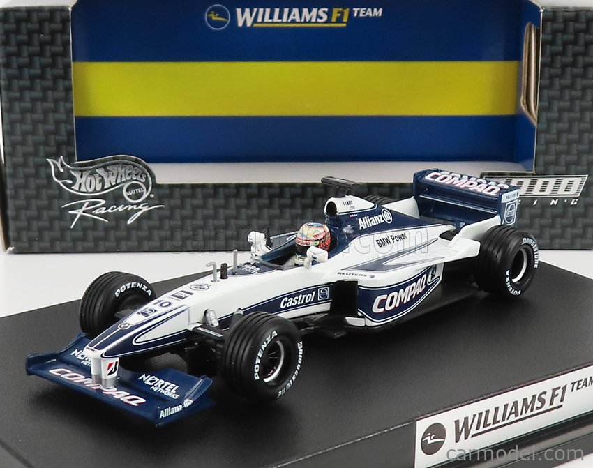 NEUF & OVP-Formule 1 1:43 Hot wheels 26747-f1 williams fw22-Jenson Button 